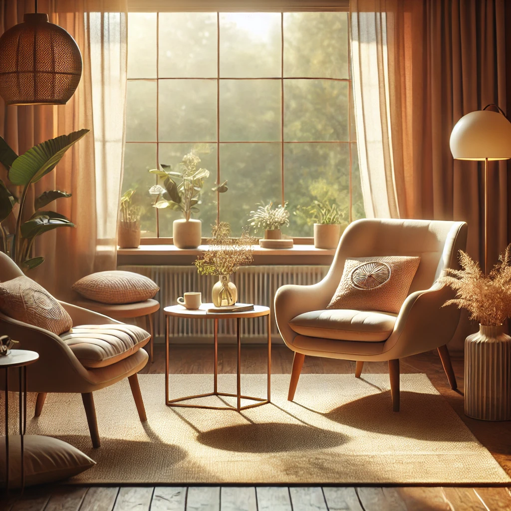 Gemütlicher Coaching-Raum